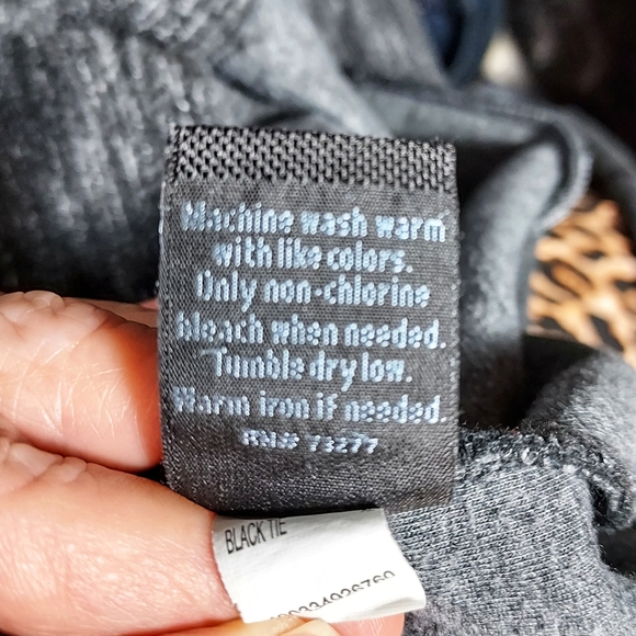 Marc Anthony Men's Size XL Slim Fit Black Tie Heathered 1/4 Zip Pocket Pullover - Picture 5 of 6